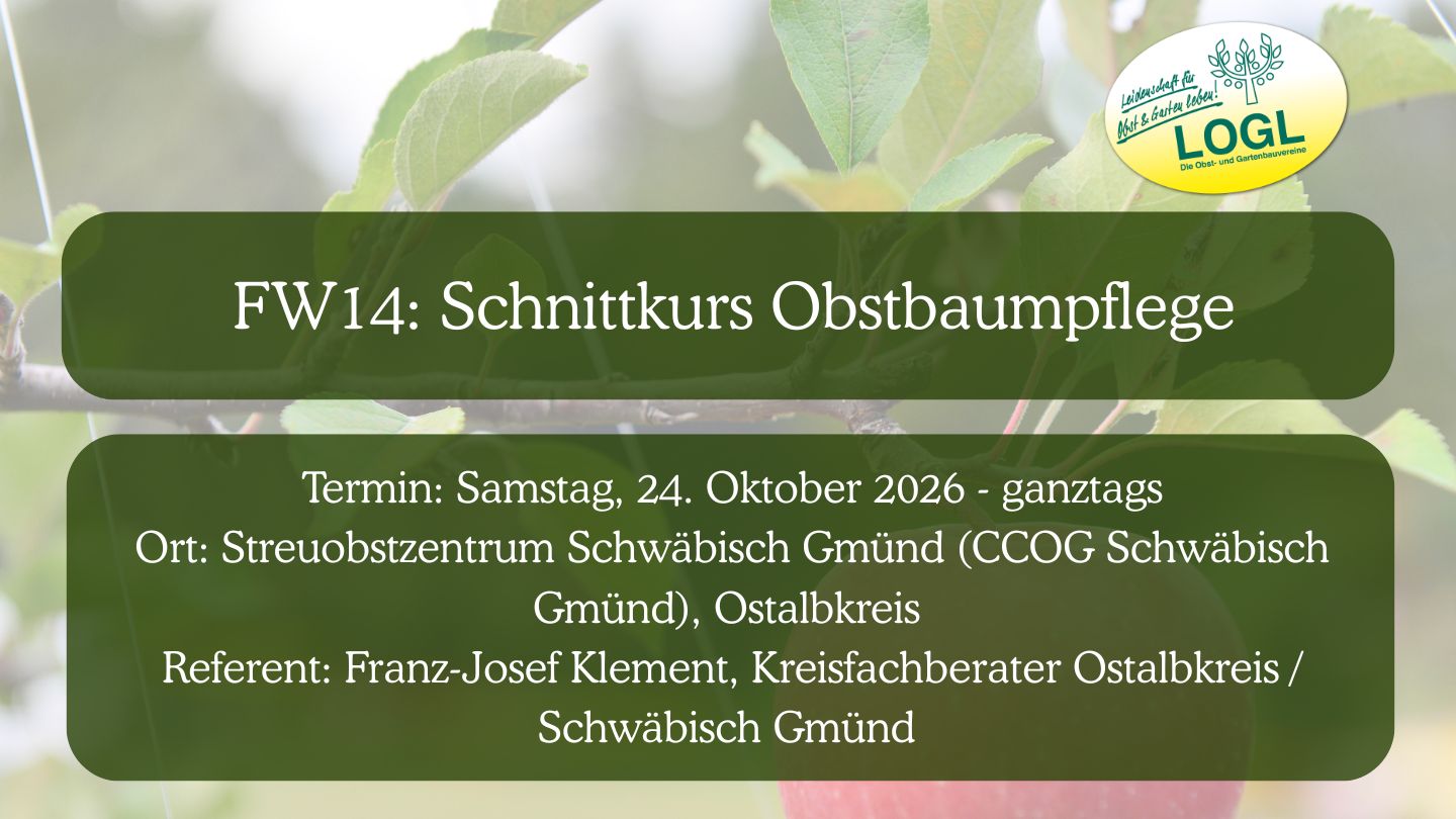 FW14 Schnittkurs Obstbaumpflege