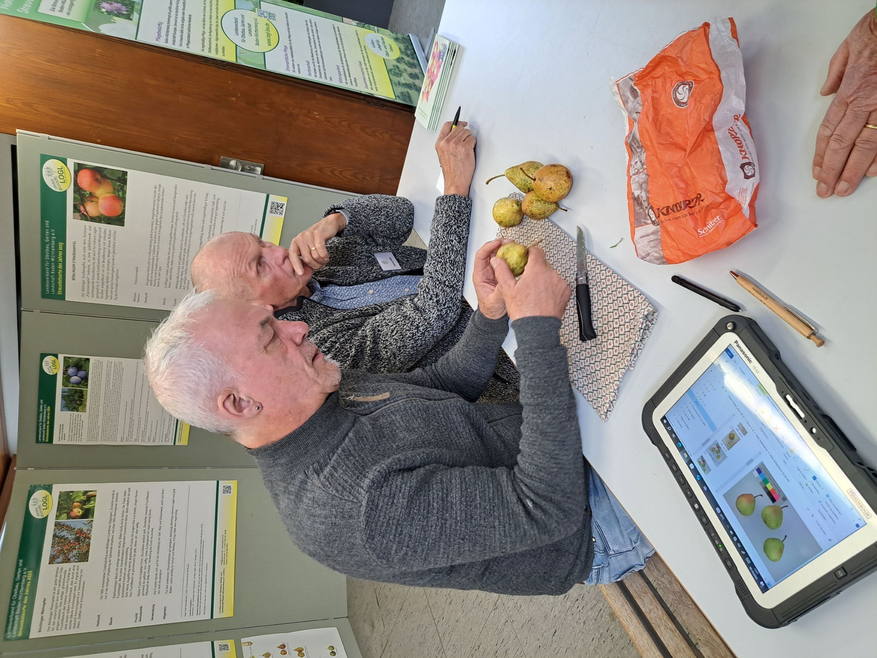 2025 10 09 Sortenbestimmung mit Sortenexperte Hans Thomas Bosch gmi