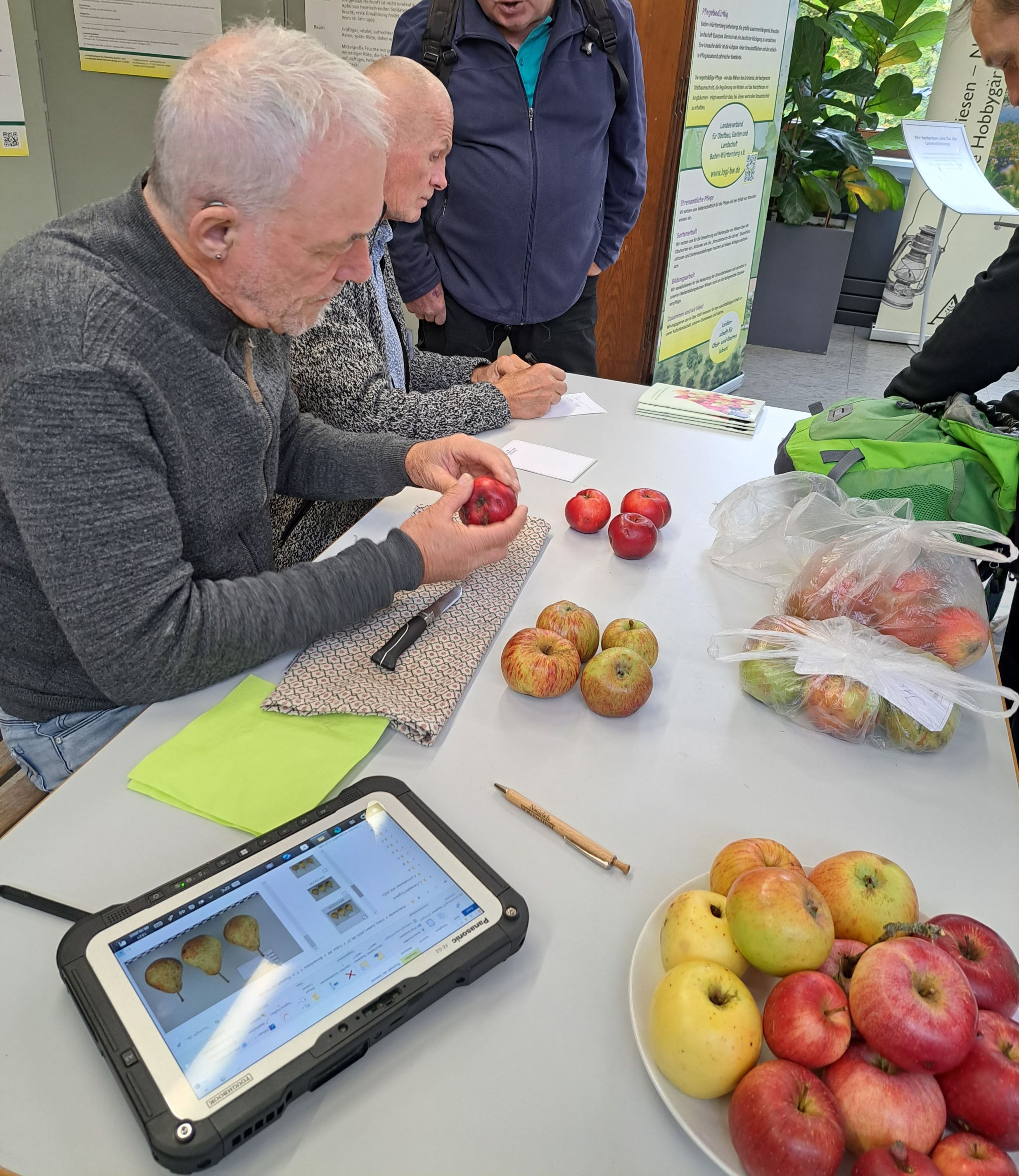 2025 10 09 Sortenbestimmung mit Sortenexperte Hans Thomas Bosch