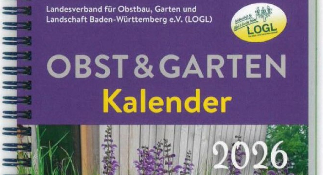 Obst & Gartenkalender 2026 für LOGL-Mitglieder