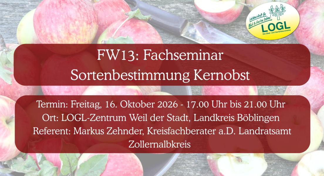 LOGL-Geprüfter Obst- und Gartenfachwart®