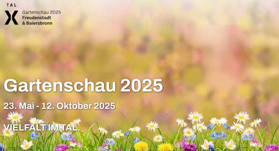Gartenschau 2025 Freudenstadt & Baiersbronn 23.5.-12.10.25