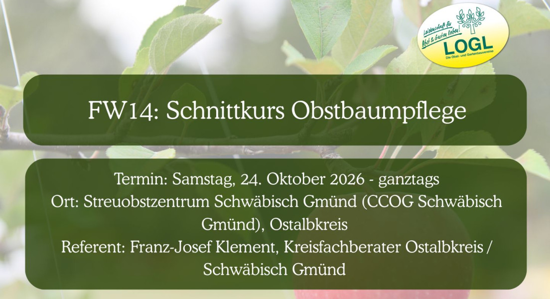 LOGL-Geprüfter Obst- und Gartenfachwart®